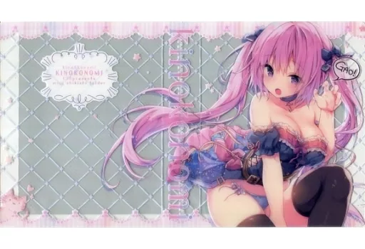 【オリジナル】ミニ色紙ホルダー(kino＆konomi) C96/きのこのみ