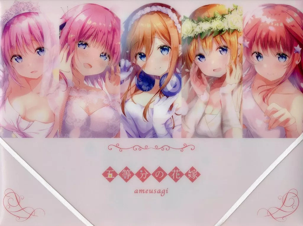 【五等分の花嫁】A4クリアフラットケース(飴玉コン) COMIC1☆16/あめうさぎ