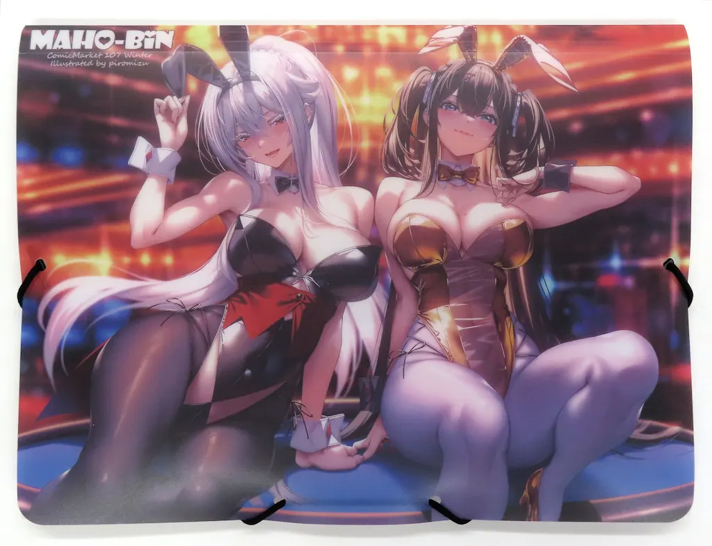 【アマカノ】フラットクリアケース 御所院冬樺＆鴻さゆみ(ピロ水) C107/まほ～びん