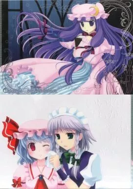【東方Project】A4クリアファイル パチュリー/咲夜&レミリア(なつかわさらさ) /LightRight