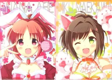 【アイドルマスター】 A4クリアファイルセット(2枚組) 安部菜々＆前川みく (池上茜)/A・M・R(Akane Makes Revolution)