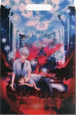 【新世紀エヴァンゲリオン】A4クリアファイルバッグ 渚カヲル＆碇シンジ(文月路亜) SUPER COMIC CITY22/鉄錆