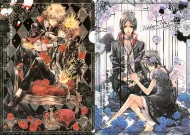 同人アクセサリー・小物系　【家庭教師ヒットマンREBORN!】A4クリアファイル 沢田綱吉＆ボンゴレI世＆六道骸＆クローム髑髏(Ciel) 2009.5/33.3