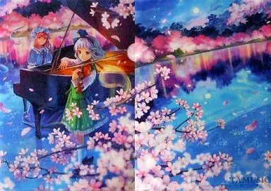 【東方Project】A4クリアファイル 西行寺幽々子＆魂魄妖夢(46) C84/TAMUSIC 特典