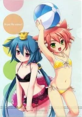 【セブンスドラゴン】A4クリアファイル ハルカラ&モモメノ(さえき北都) C76/SIDE EFFECTS