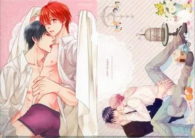 【よろず】A4クリアファイル 巧＆涼太/楓＆倫太郎(高岡七六＆萌木ゆう) C85/じゃり圏外