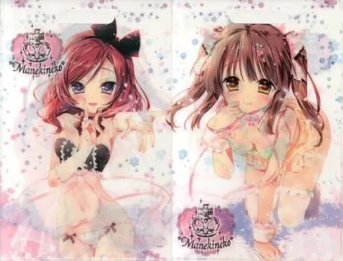 【よろず】A4アイドルクリアファイルバッグ 西木野真姫＆緒方智絵里(かみやまねき) C84/まねきねこ