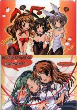 【涼宮ハルヒの憂鬱】A4クリアファイル(あいざわひろし) C71/HIGH RISK REVOLUTION