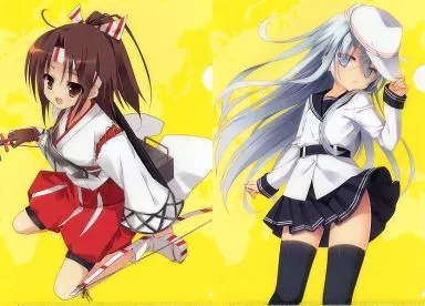 【艦隊これくしょん~艦これ~】A4クリアファイル2枚組 瑞鳳&ヴェールヌイ(高階@聖人&むりりん) C85/47sp.&クロネコ缶