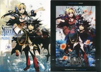 【吟遊戯曲BlackBard】A4クリアファイル ブラックバルド＆スノウスノウ(漣一弥) C80/3373BLUES