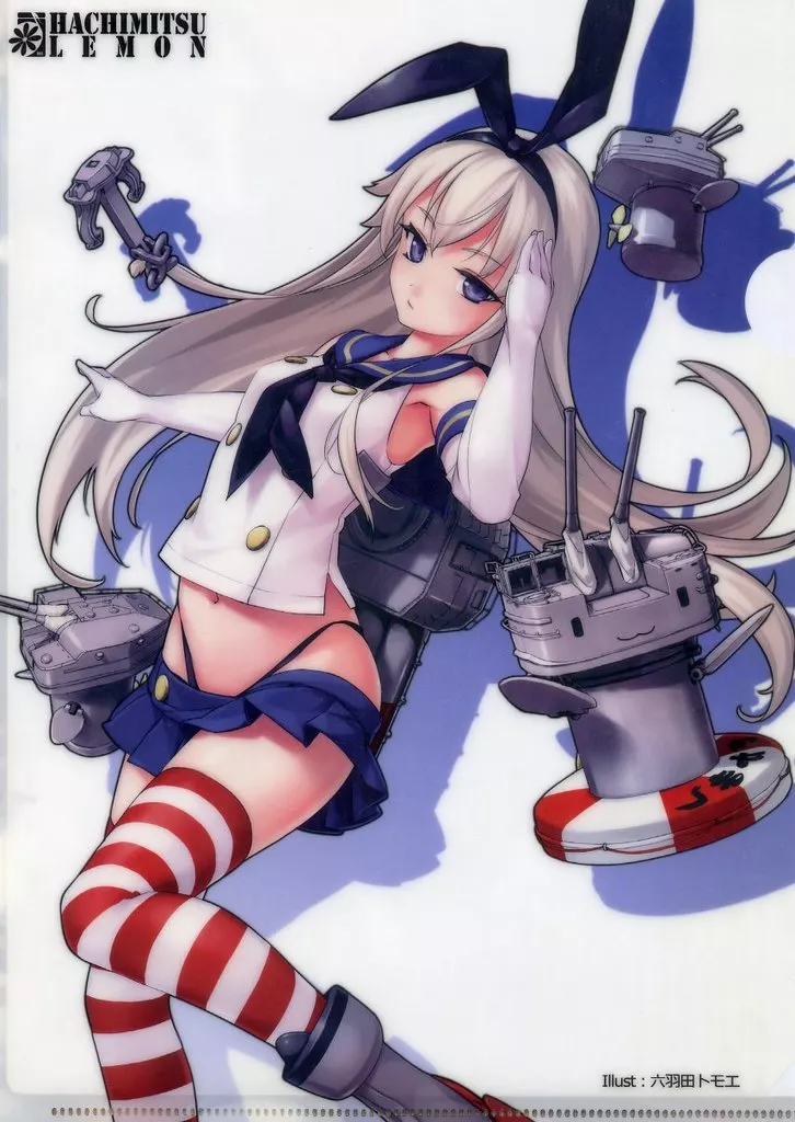 【艦隊これくしょん~艦これ~】A4クリアファイル 島風&金剛&榛名(六羽田トモエ&kauto) C85/はちみつれもん 特典