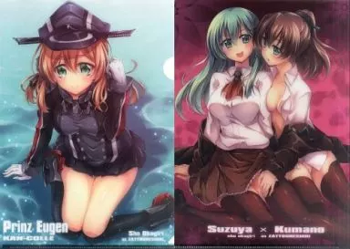 【艦隊これくしょん~艦これ~】A4クリアファイル 鈴谷&熊野&プリンツ・オイゲン(岡霧硝) C87/雑踏景色