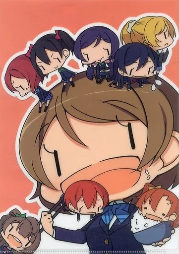 【ラブライブ!】A4クリアファイル μ’s(あまからするめ) C86/ぬるめ