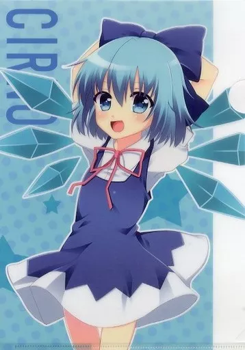 【東方Project】A4クリアファイル チルノ(佐倉ちの) /すなめりドリル