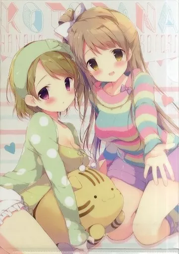 【ラブライブ!】A4クリアファイル 南ことり＆小泉花陽(しらたま) COMIC1☆10/しらたまこ