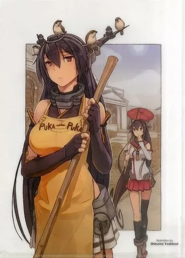 【艦隊これくしょん～艦これ～】A4クリアファイル 長門＆大和＆島風(しずまよしのり) C84/C2機関 特典