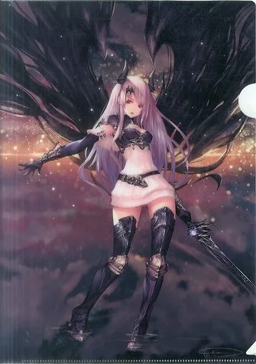 【神撃のバハムート】A4クリアファイル オリヴィエ(虫麻呂) C91/うさぎ小屋