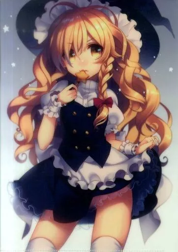 【東方Project】A4魔女っ子クリアファイル 霧雨魔理沙(まさる.jp) 第12回博麗神社例大祭/マサルドットコム
