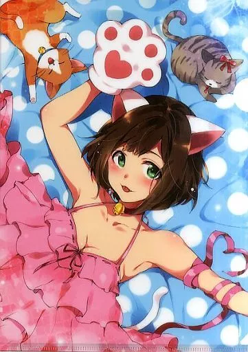 【アイドルマスター】A4クリアファイル 前川みく(宵野コタロー) C89新刊購入特典/Pannacotta＆とらのあな