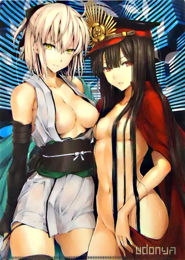 【Fate】A4クリアファイル 沖田総司＆織田信長(鬼月あるちゅ＆ZAN) C92新刊購入特典/うどんや＆メロンブックス