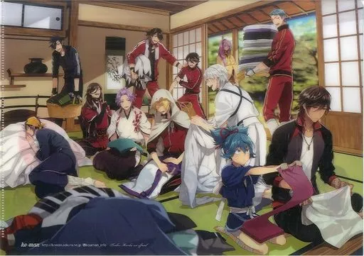 【刀剣乱舞】A4クリアファイル 干したら畳むver(片瀬若) C92/幸漫