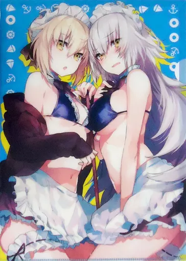 【Fate シリーズ】A4クリアファイル セイバーオルタ＆ジャンヌ・オルタ(ミカピカゾ) C92/MikaPikaZo