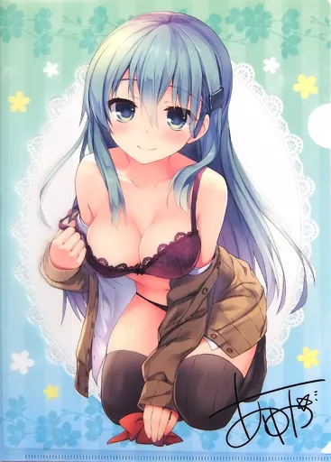 【艦隊これくしょん~艦これ~】複製サイン入りA4クリアファイル 鈴谷(あゆや) C93新刊購入特典/AYUEST&メロンブックス