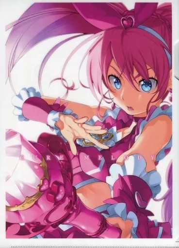 【プリキュア】A4クリアファイル キュアメロディ(ユウズイ) C87/紅ねじるし