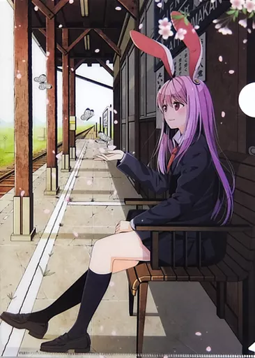 【東方Project】A4クリアファイル 鈴仙・優曇華院・イナバ(夕華ののこ) 第12回東方紅楼夢/コロコロうどん