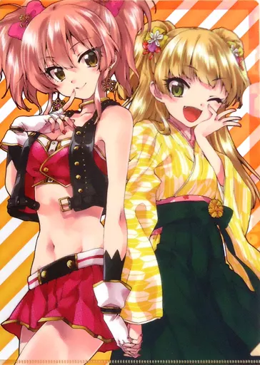 【アイドルマスター】A4クリアファイル 城ヶ崎美嘉＆城ヶ崎莉嘉(稀周悠希＆黒井みめい) /黎明ネルトリンゲン