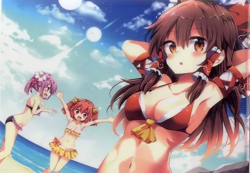 駿河屋 -【アダルト】<中古>【東方Project】A4東方水着クリア
