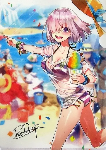 【Fate シリーズ】A4クリアファイル マシュ・キリエライト (宮本スモーク) C94新刊購入特典/ReDrop&メロンブックス