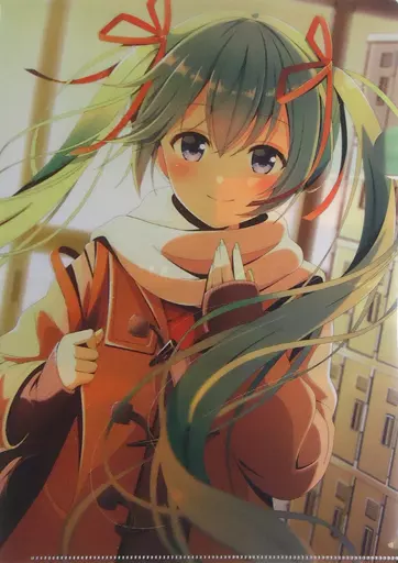 【ボーカロイド】A4クリアファイル 初音ミク(ののこ) C93新刊購入特典/コロコロうどん＆メロンブックス