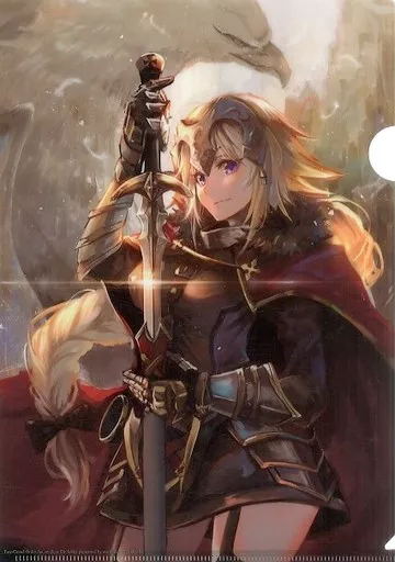 【Fate】A4クリアファイル ジャンヌ・ダルク(こるた) C94/おうち大好きインドア派