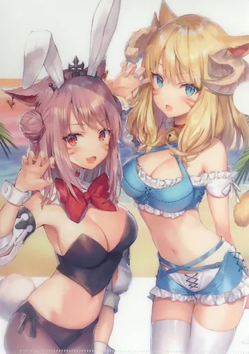 【FINAL FANTASY シリーズ】A4クリアファイル ミコッテ(ももこ) C94/さしみねこ屋