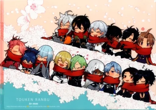 【刀剣乱舞】A4クリアファイル マフラーver(片瀬若) HARU COMIC CITY 24/幸漫