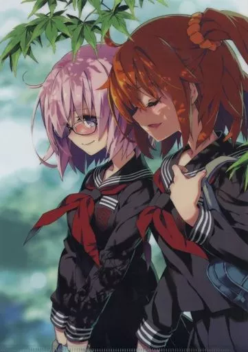 【Fate シリーズ】A4クリアファイル ぐだ子＆マシュ・キリエライト(ひろやまひろし) C96/KALMIA