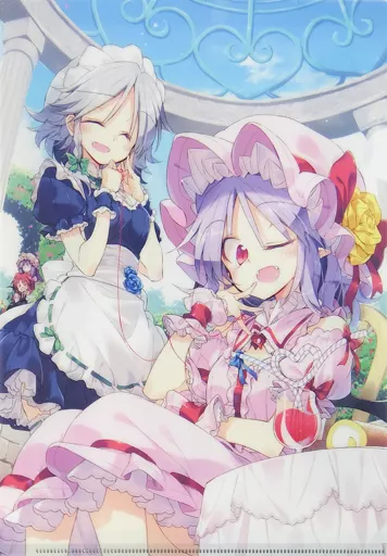 【東方Project】A4クリアファイル レミリア・スカーレット＆十六夜咲夜(さとうきび) 秋の大収穫祭 復刻!東方メロン/メロンブックス
