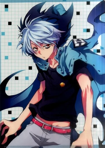 【SERVAMP】A4クリアファイル  クロ(田中ストライク) /回転