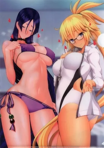 【Fate シリーズ】A4クリアファイル 源頼光＆ジャンヌ・ダルク(うな丼) C97新刊購入特典/であすちーむ＆メロンブックス