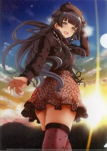 【アイドルマスター】A4クリアファイル 黛冬優子(雨暈郁太) C97/眼帯少女中毒