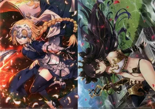 【Fate シリーズ】A4クリアファイルセット イシュタル＆ジャンヌ・ダルク(我美蘭) C97/でぶねこ