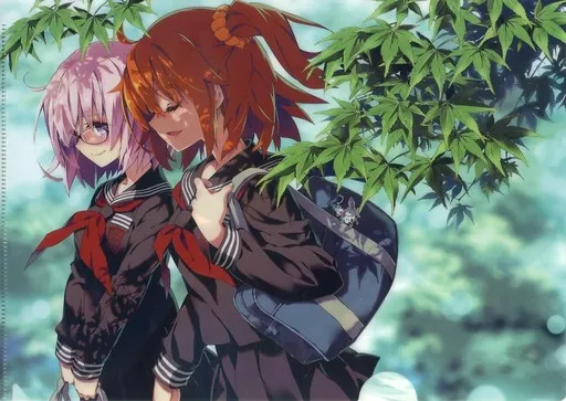 【Fate シリーズ】B5クリアファイル ぐだ子&マシュ・キリエライト(ひろやまひろし) エアコミケC98新刊購入特典/KALMIA&とらのあな