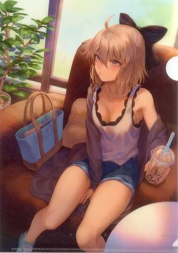 【Fate】A4クリアファイル 沖田総司(ましゅー) C96/ねこのおやしろ