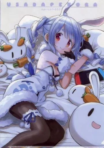 【バーチャルYoutuber】ぺこちゃんクリアファイル 兎田ぺこら(蒼樹うめ) C101/apricot+