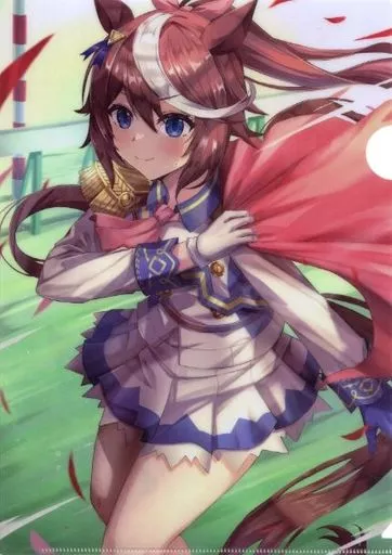 【ウマ娘 プリティーダービー】A4クリアファイル トウカイテイオー(トロッチェ＆偽かーくん)  /あゆ屋