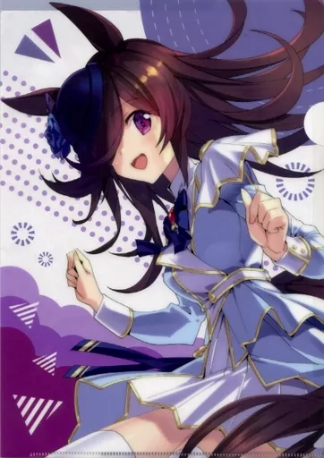 【ウマ娘 プリティーダービー】A4クリアファイル ライスシャワー(ささきむつみ) C101/猫屋敷