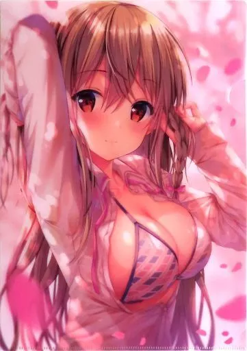 【オリジナル】A4クリアファイル 前田栞(花花捲&草草饅) 2020.8/TwinBox