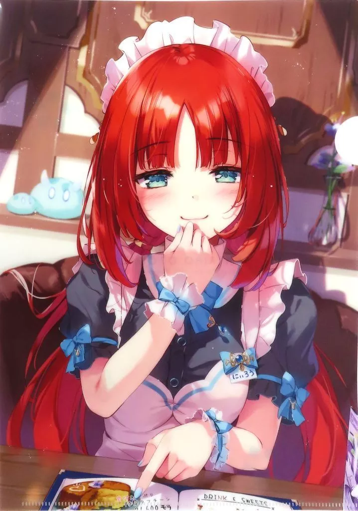 【原神】A4クリアファイル メイドver ニィロウ(宮瀬まひろ) C104/七色御伽草子