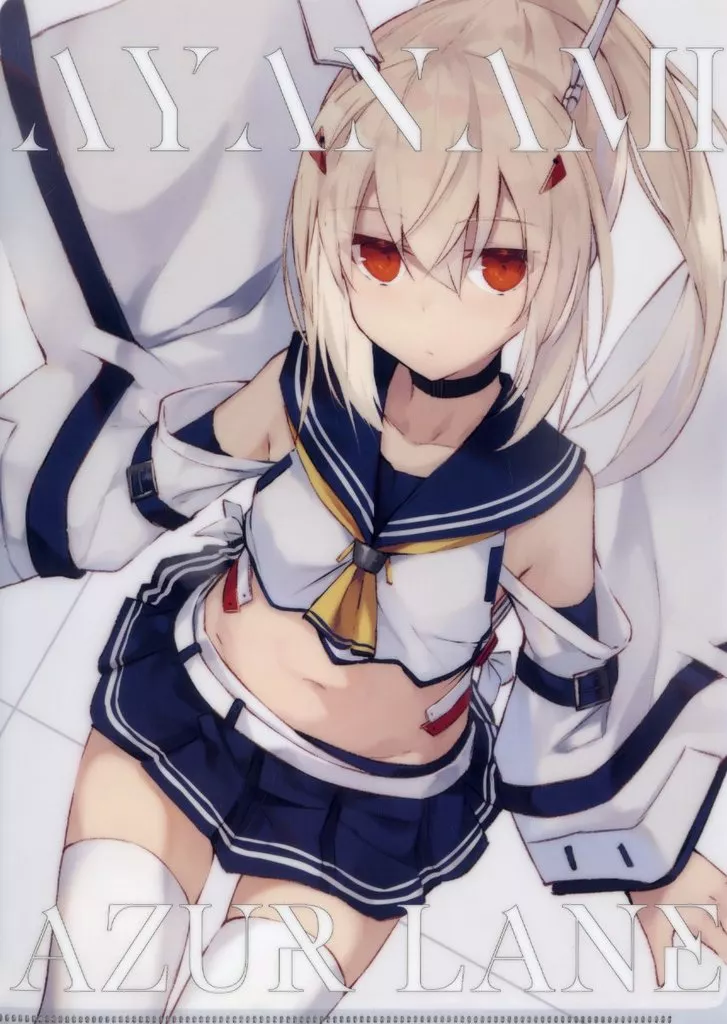 【アズールレーン】A4クリアファイル 綾波(凪白みと) C96/white parabellum